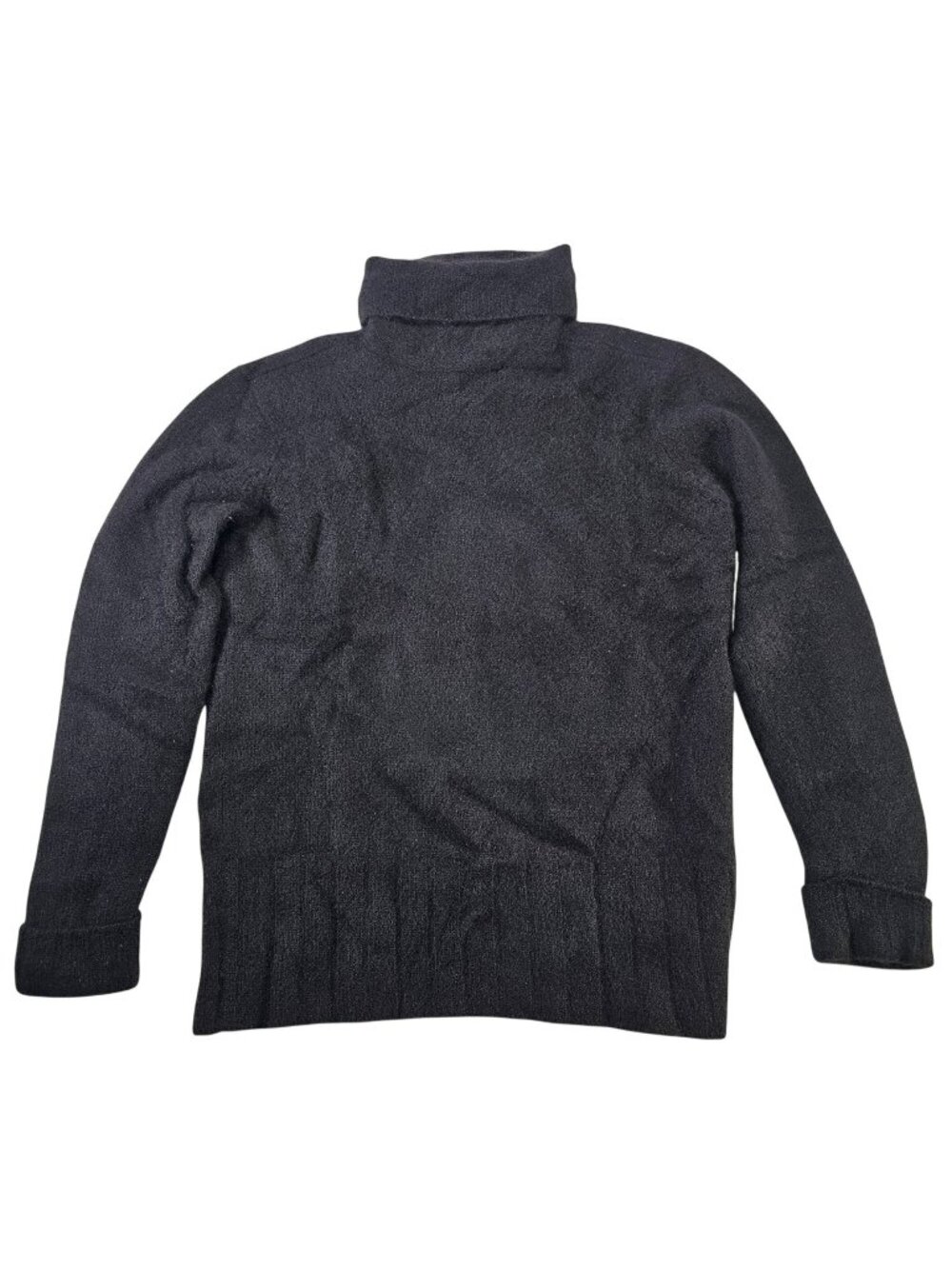 Saks Fifth Avenue Cashmere Collection Turtleneck Sweater Women's Size S Black